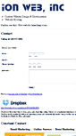 Mobile Screenshot of ionwebinc.com
